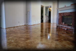 Micro Finish Acid Stained Floor