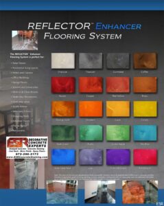 Designer Epoxy Floor - Metallic Reflector Epoxy Floor