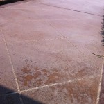 Acid Stained Concrete Repair