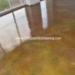Acid Stained Concrete Floor Dallas, TX