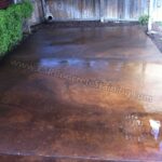 Acid Stained Patio