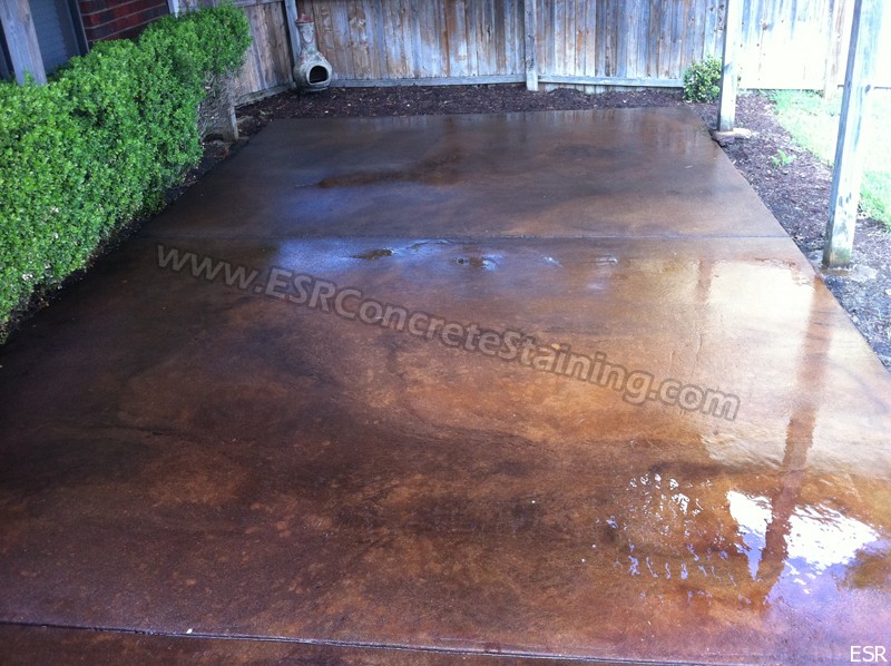 Patio Concrete Staining Coppell Tx 14 Esr Decorative Concrete Experts