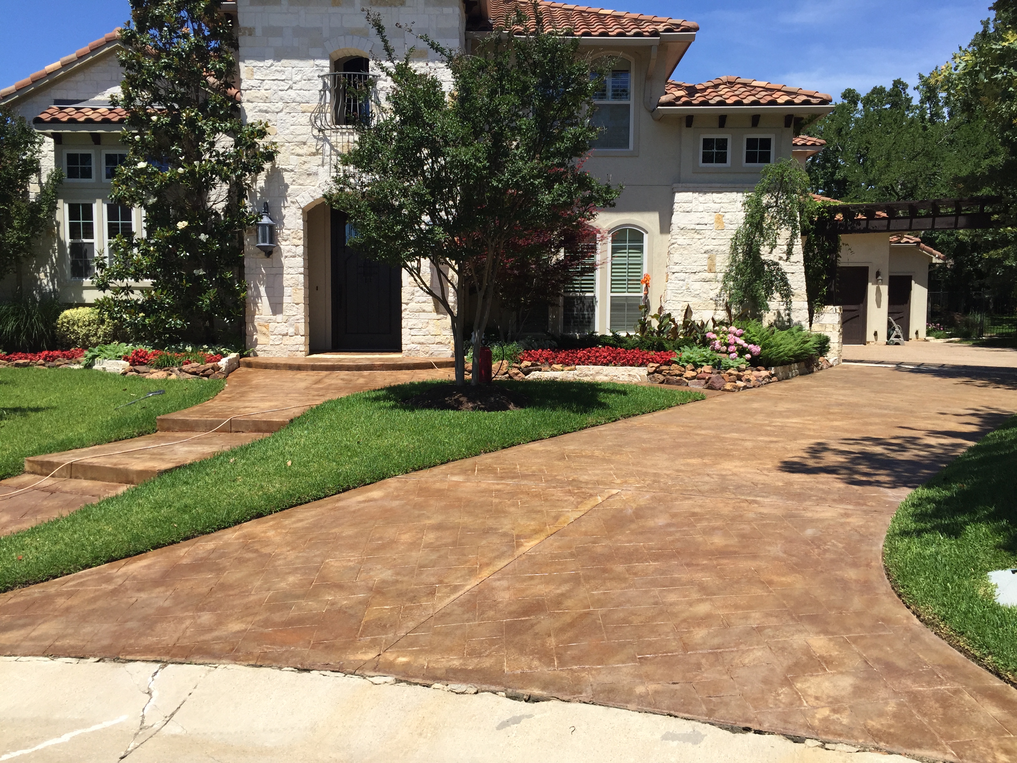acidstainedconcretedallastx ESR Decorative Concrete Experts