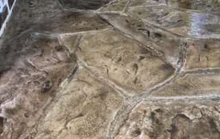 Arizona Flagstone Stamped Concrete Overlay