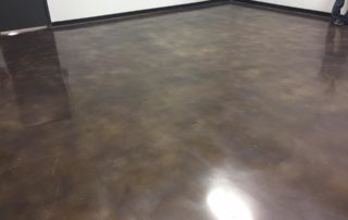 Polished Concrete Flooring Walnut Dye